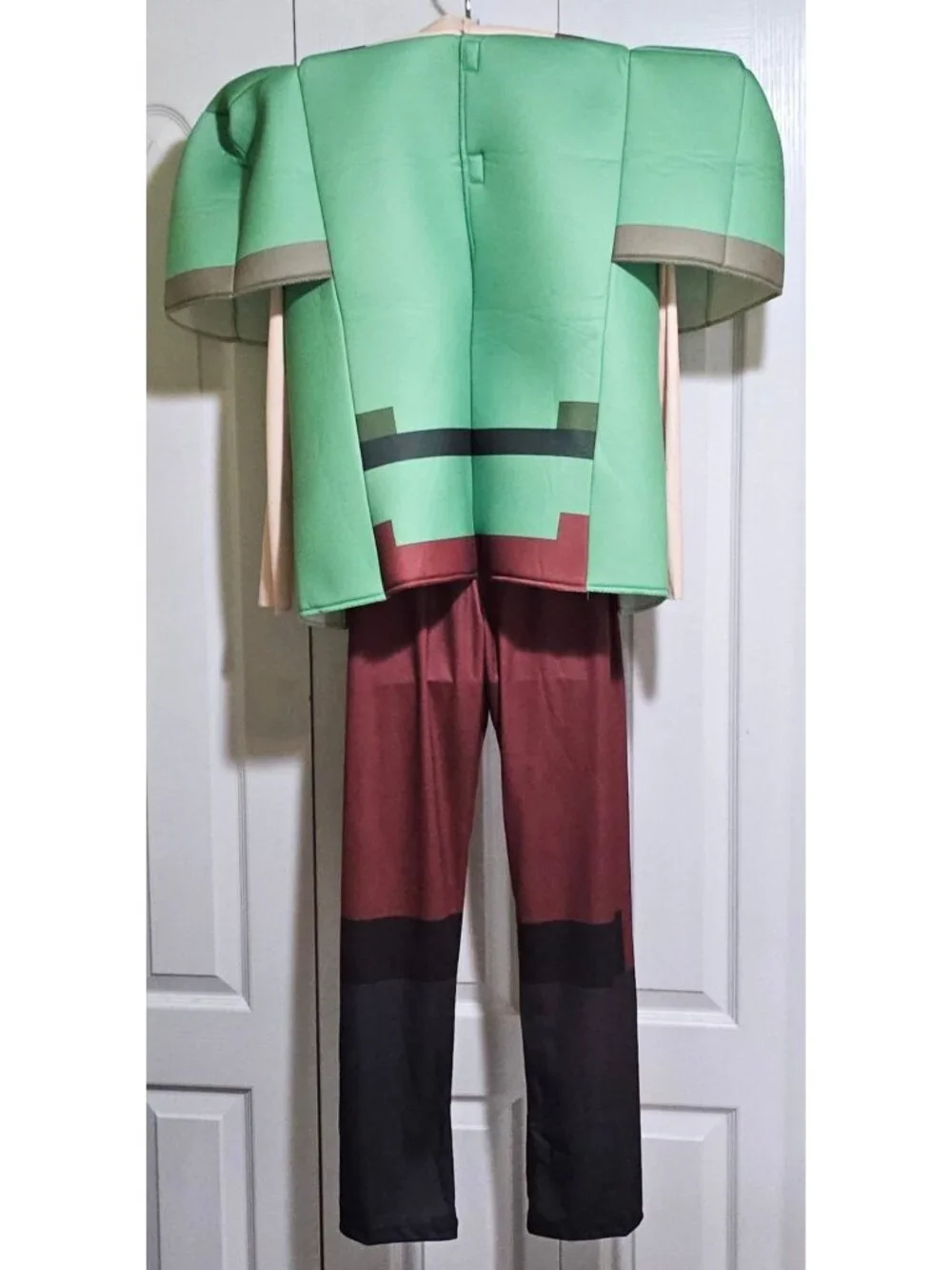Minecraft Alex Deluxe Costume Girls 10-12 Mask Padded Top Disguise Halloween Kid